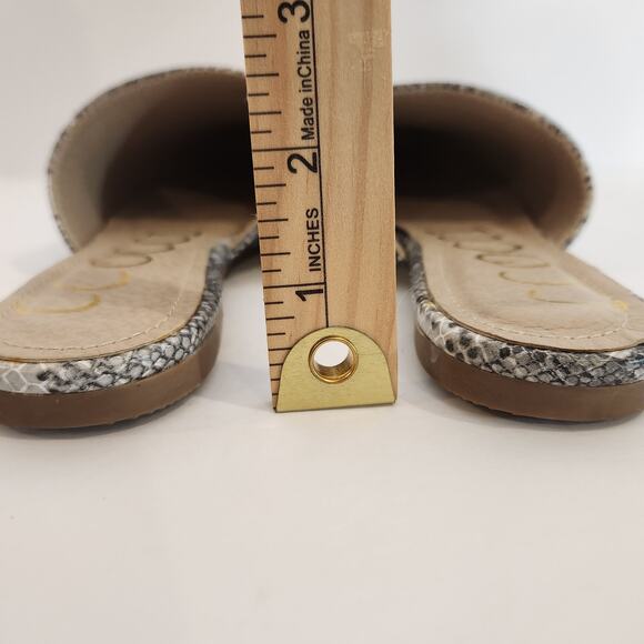 CCOCCI Snake Print Mules - Black and Gray - Picture 6 of 10